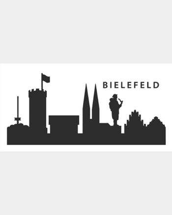 Bielefeld Panorama-Aufkleber