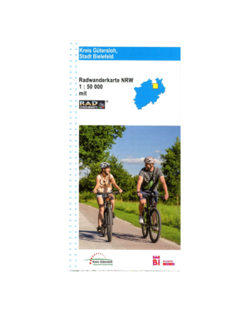 Radwanderkarte NRW: Kreis Gütersloh, Stadt Bielefeld