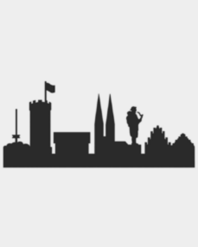 Bielefeld Panorama-Wandbild